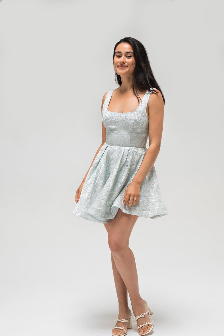 Selena Jacquard Mini Dress