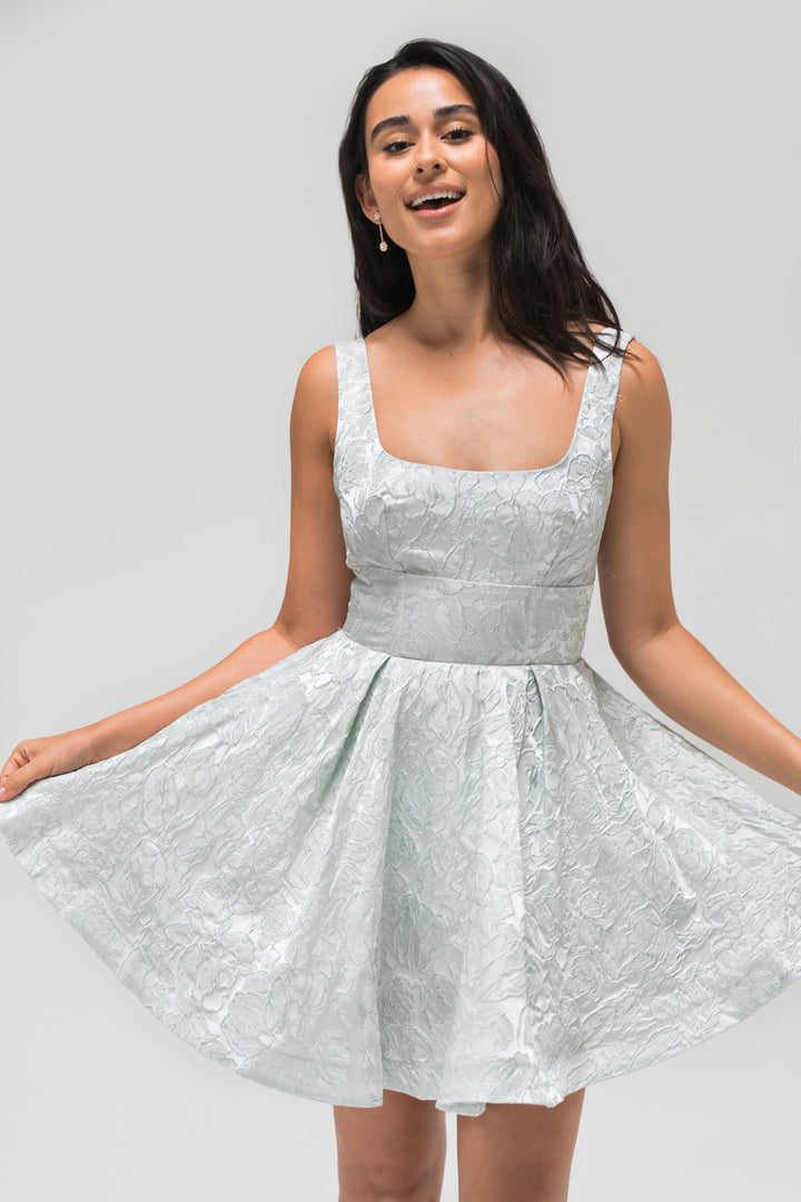 Selena Jacquard Mini Dress