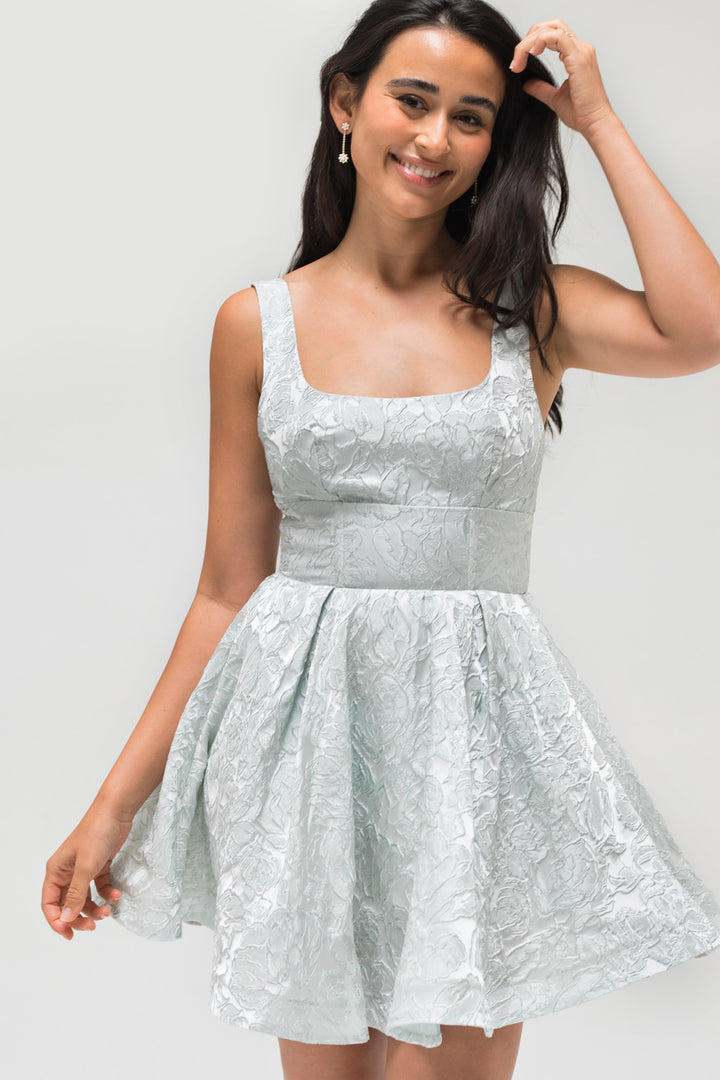 Selena Jacquard Mini Dress