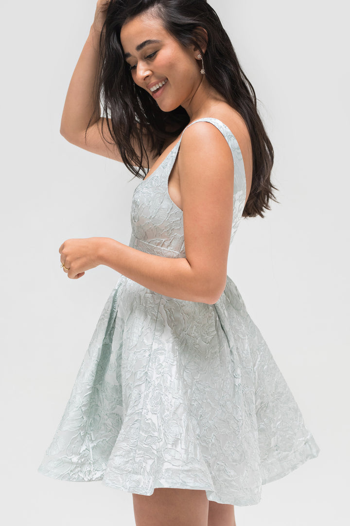 Selena Jacquard Mini Dress