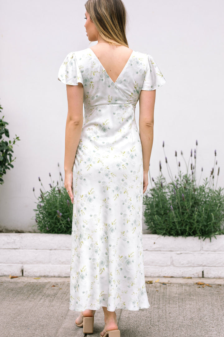 Jasmine Floral Satin Dress