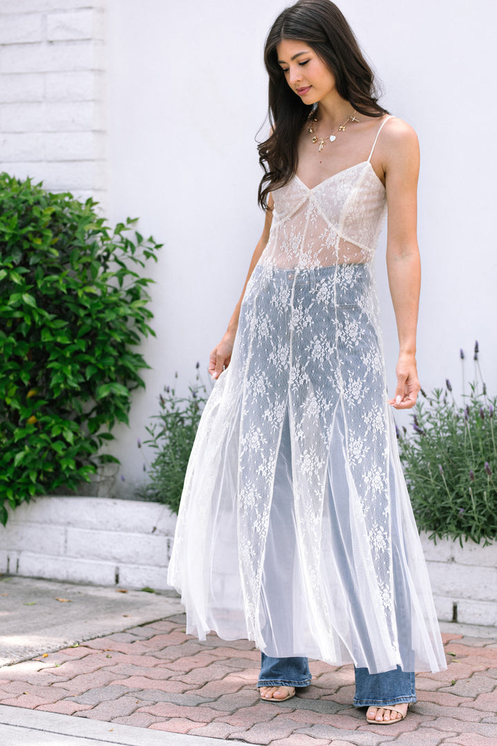 Angelica Sheer Maxi Dress