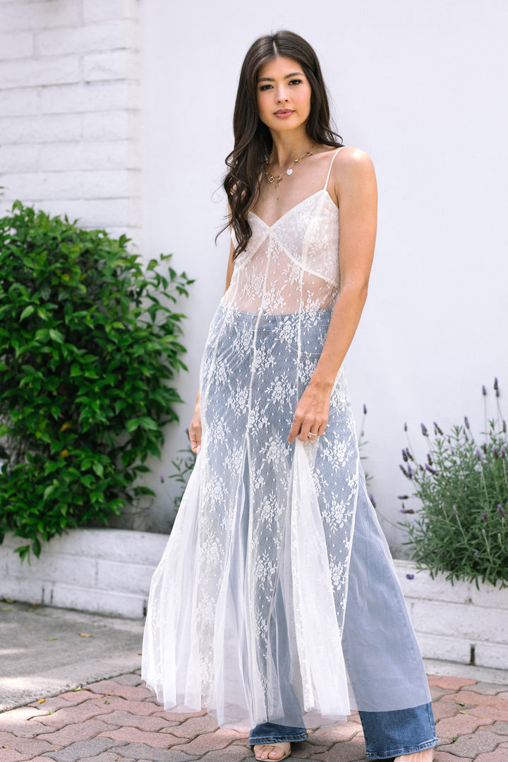 Angelica Sheer Maxi Dress