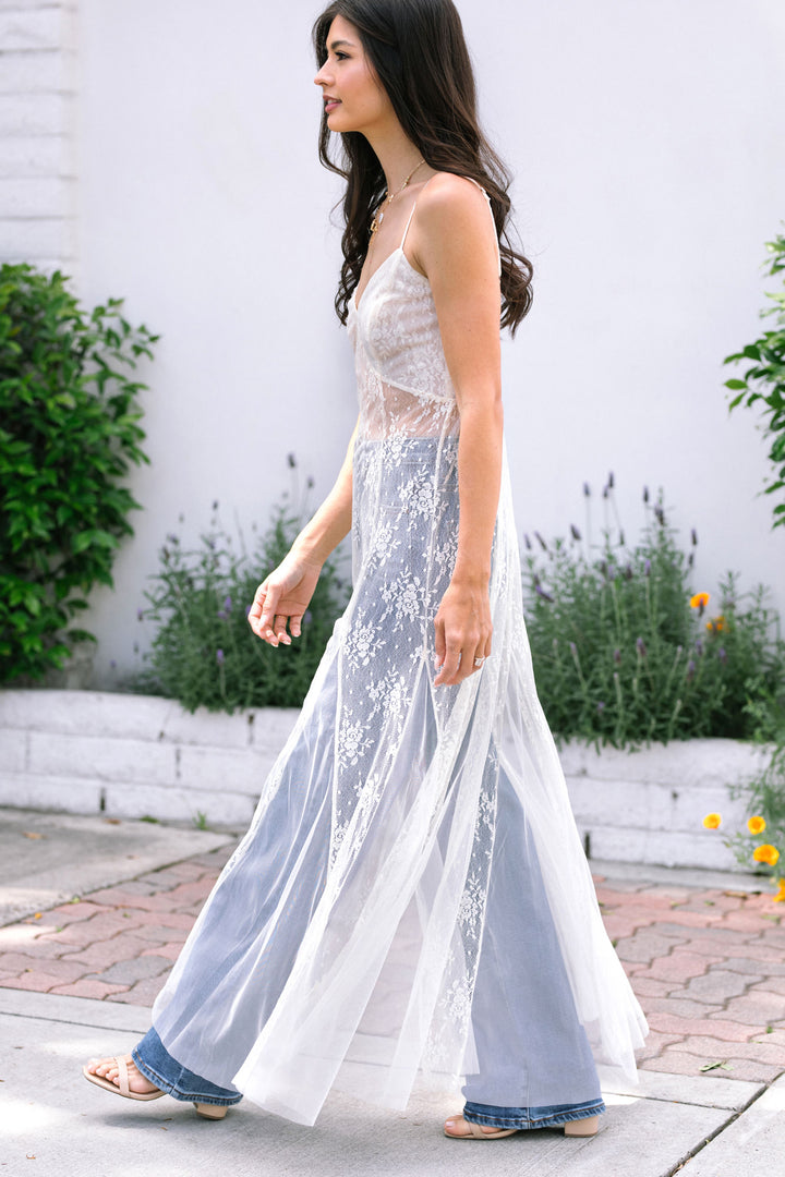 Angelica Sheer Maxi Dress