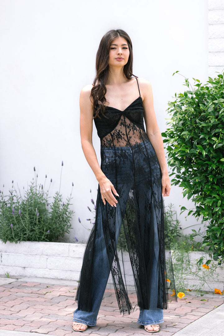Angelica Sheer Maxi Dress