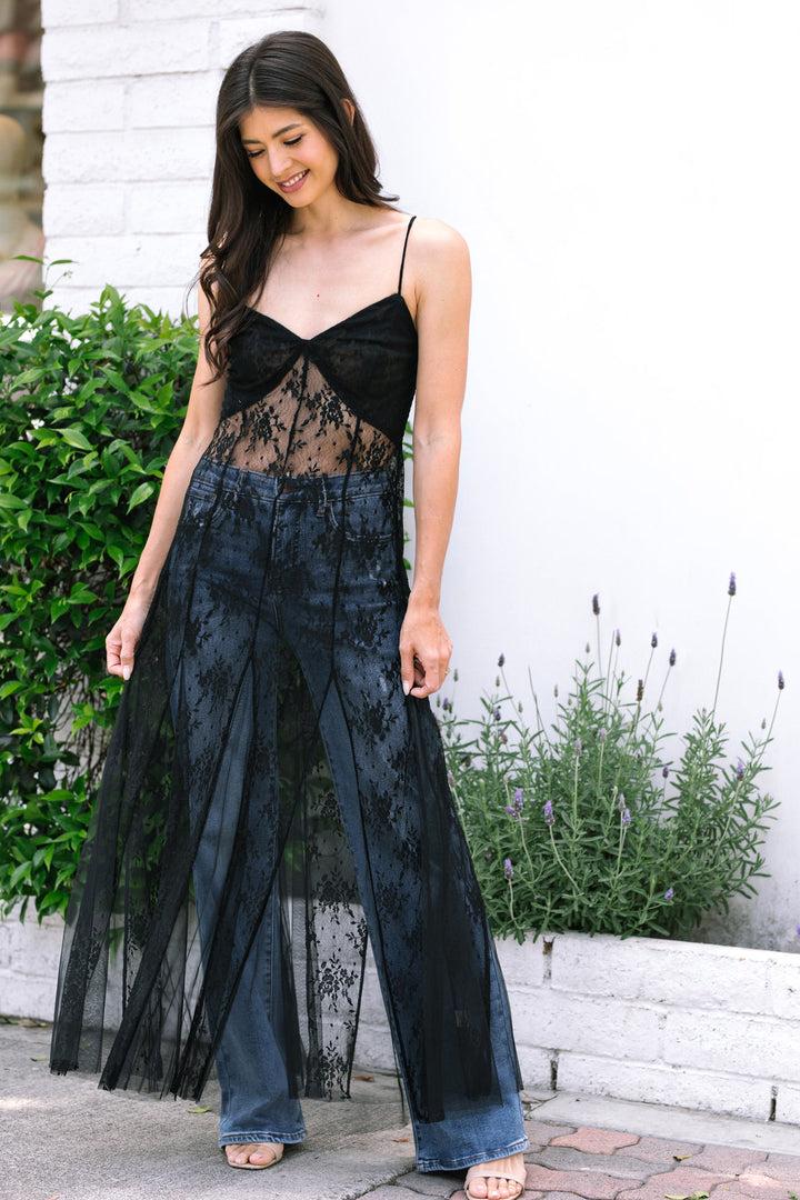Angelica Sheer Maxi Dress