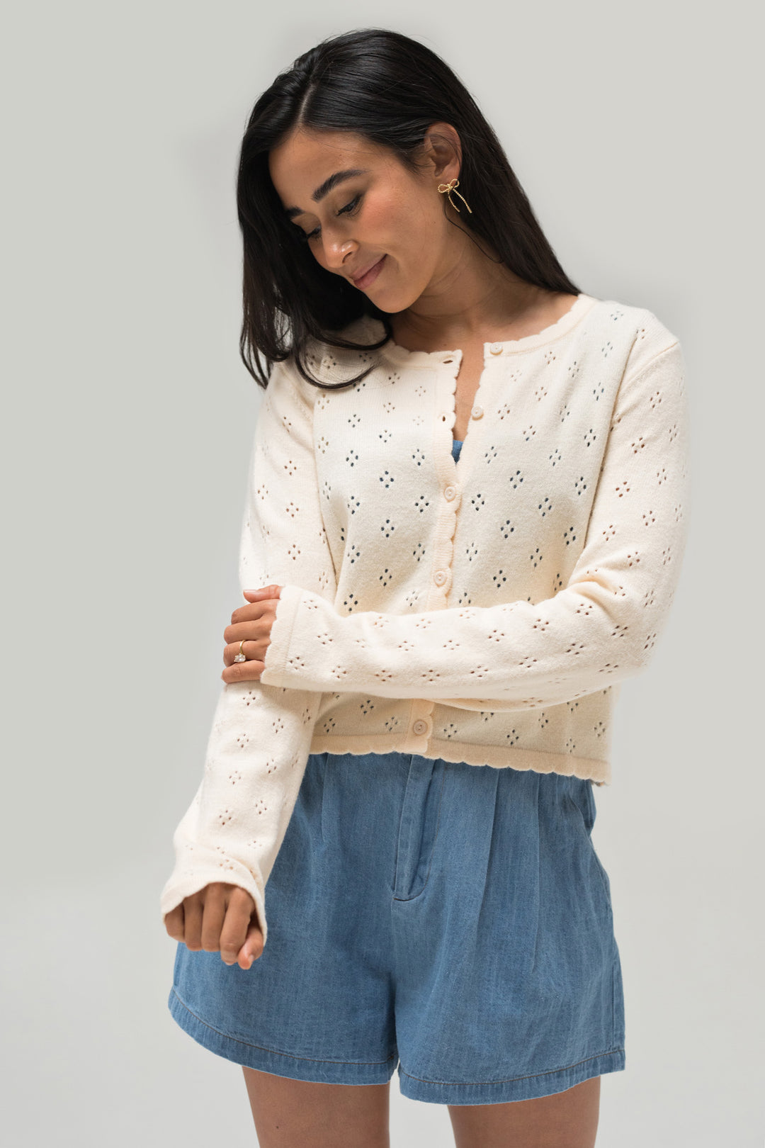 Haven Pointelle Cardigan