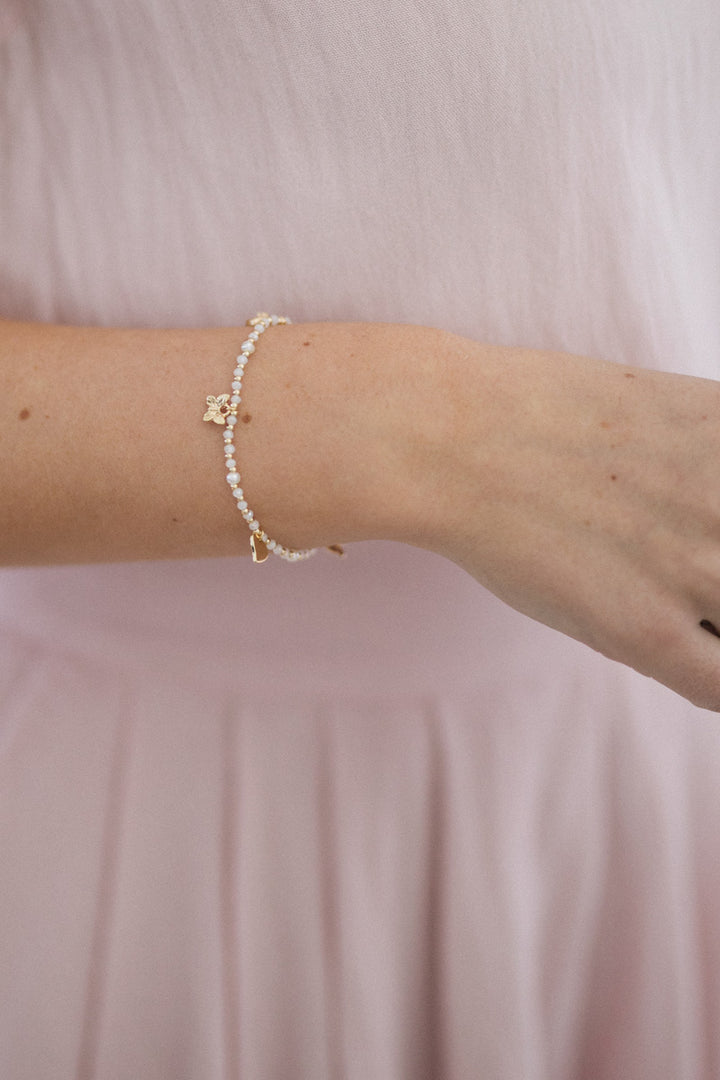 Roxie Charm Bead Stretch Bracelet
