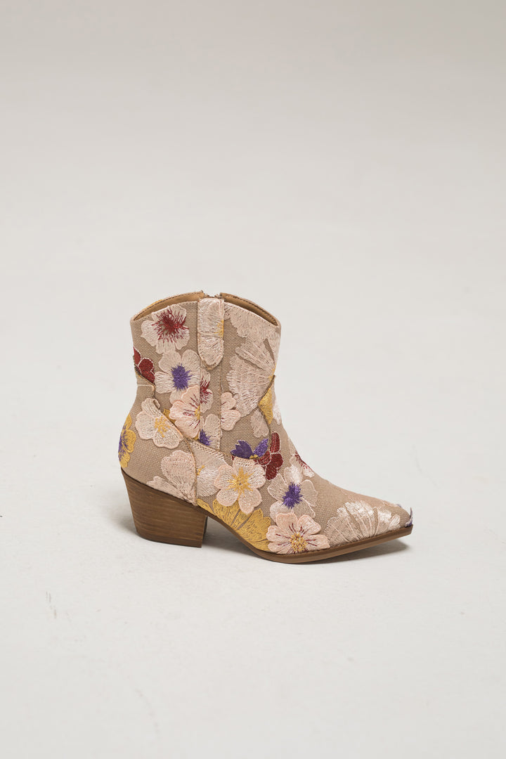 Wanda Floral Western Boot