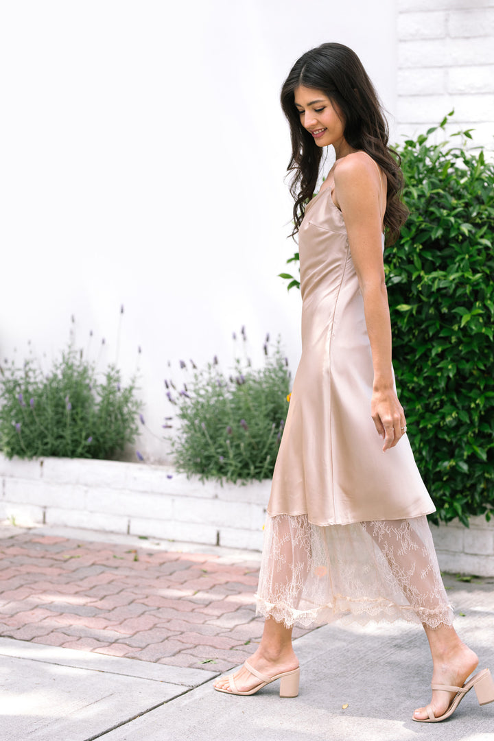 Itzel Slip Lace Dress