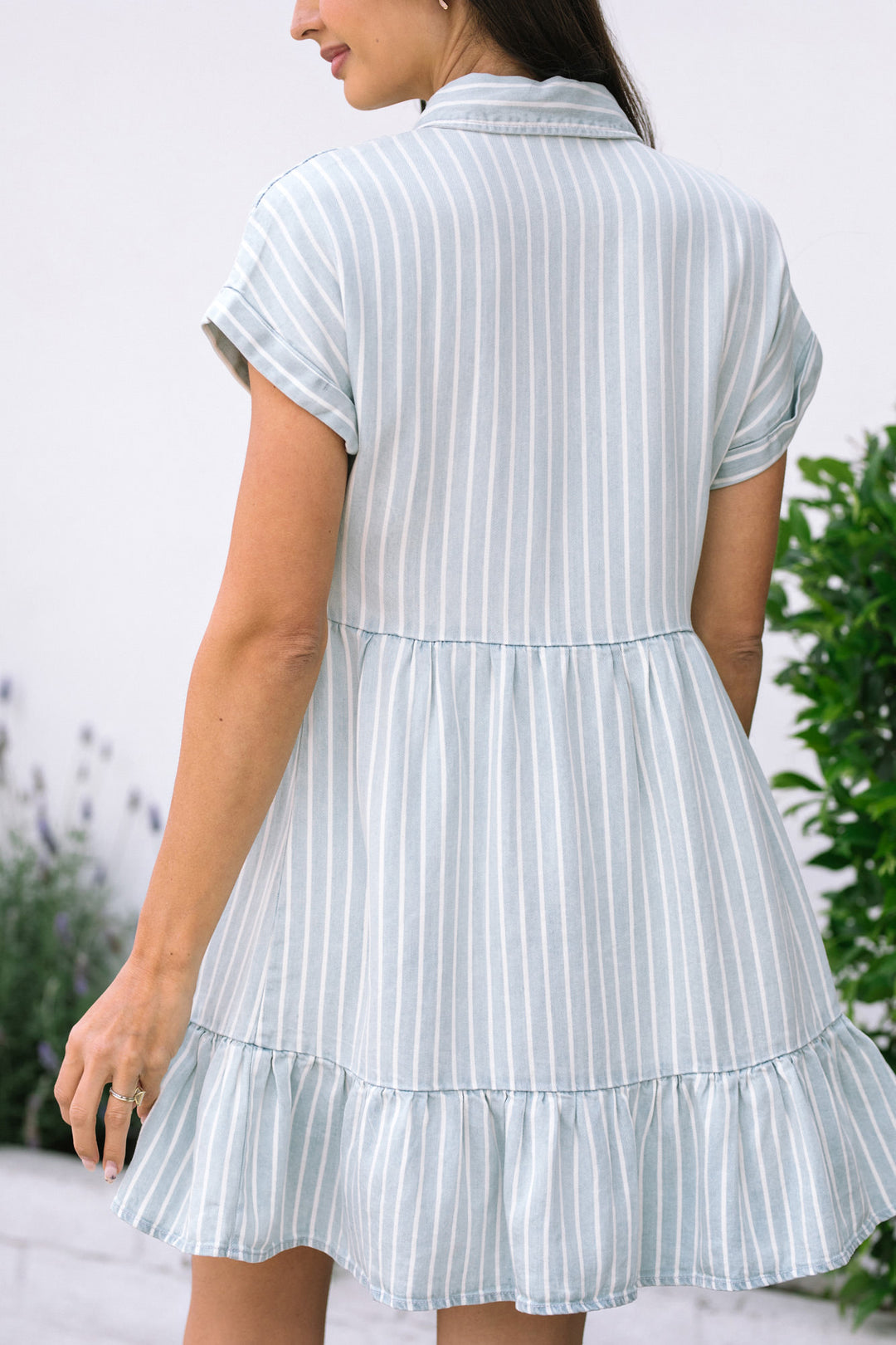 Caitlin Buttoned Mini Dress