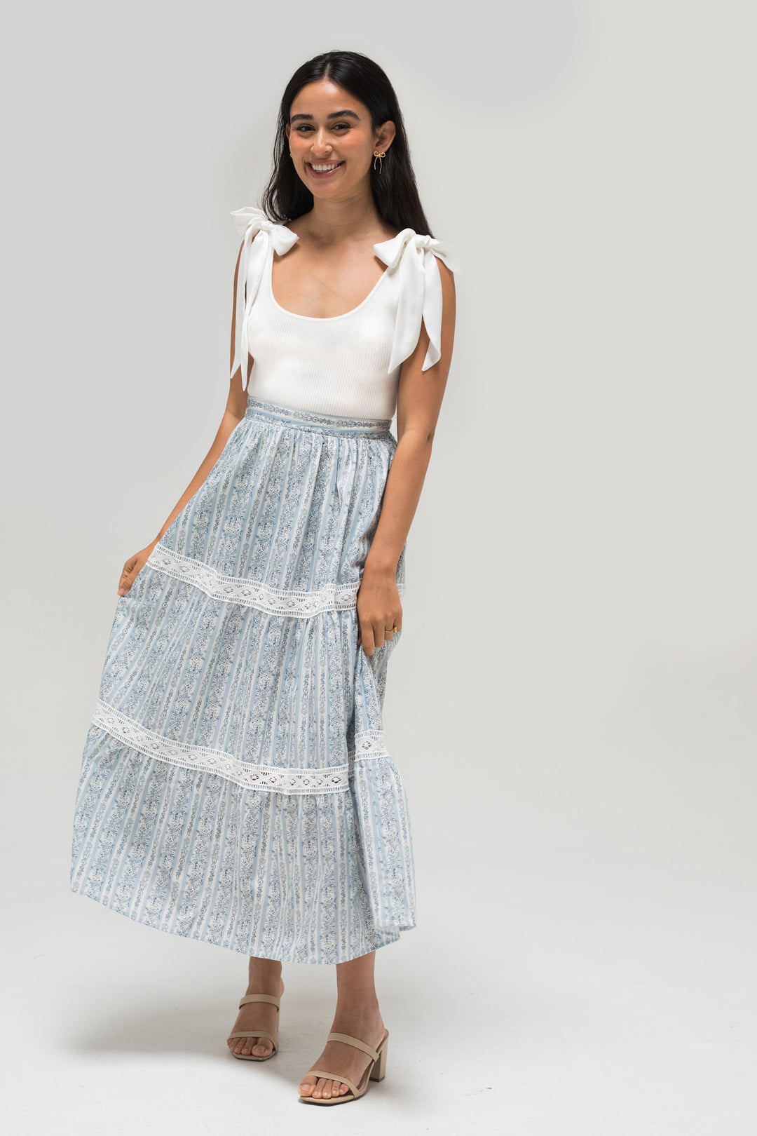 Mina Tie Shoulder Top