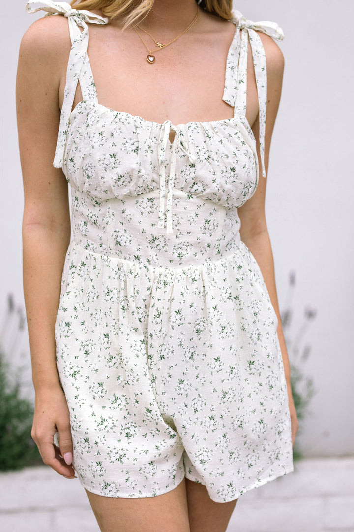 Josie Tie Shoulder Romper