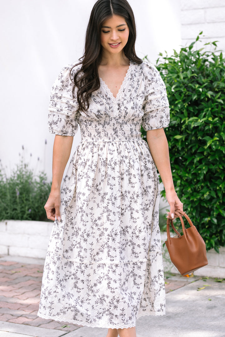 Andrea Puff Sleeve Dress