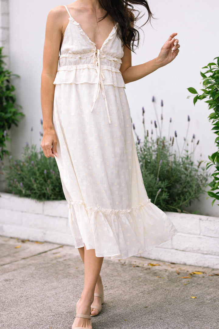 Katrina V-Neck Midi Dress