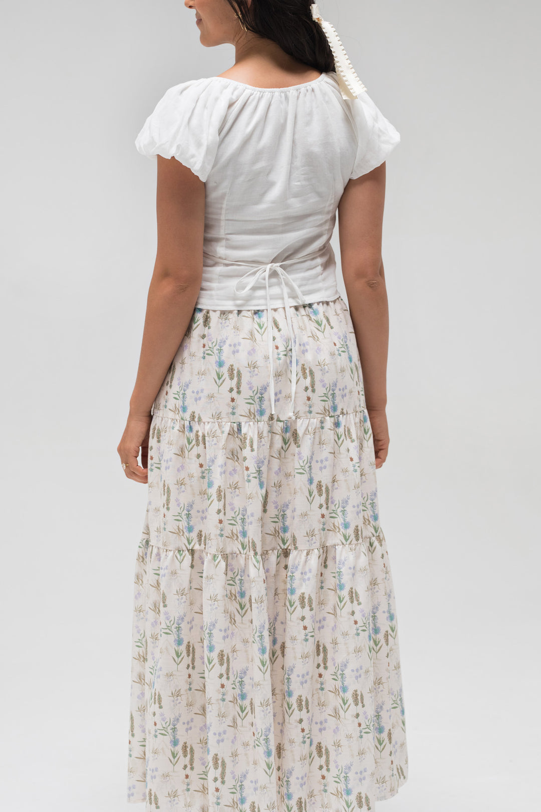 Marla Floral Tiered Skirt