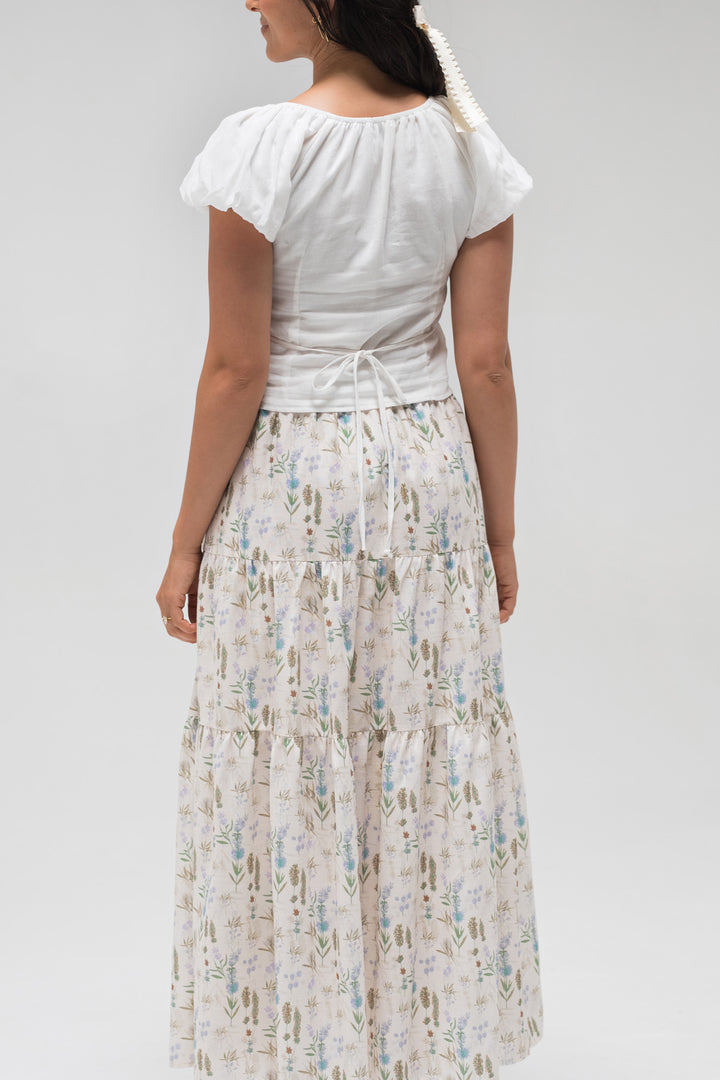 Marla Floral Tiered Skirt