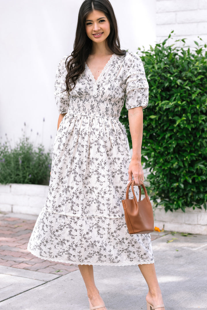 Andrea Puff Sleeve Dress
