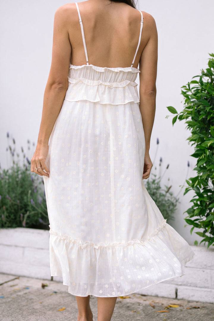 Katrina V-Neck Midi Dress