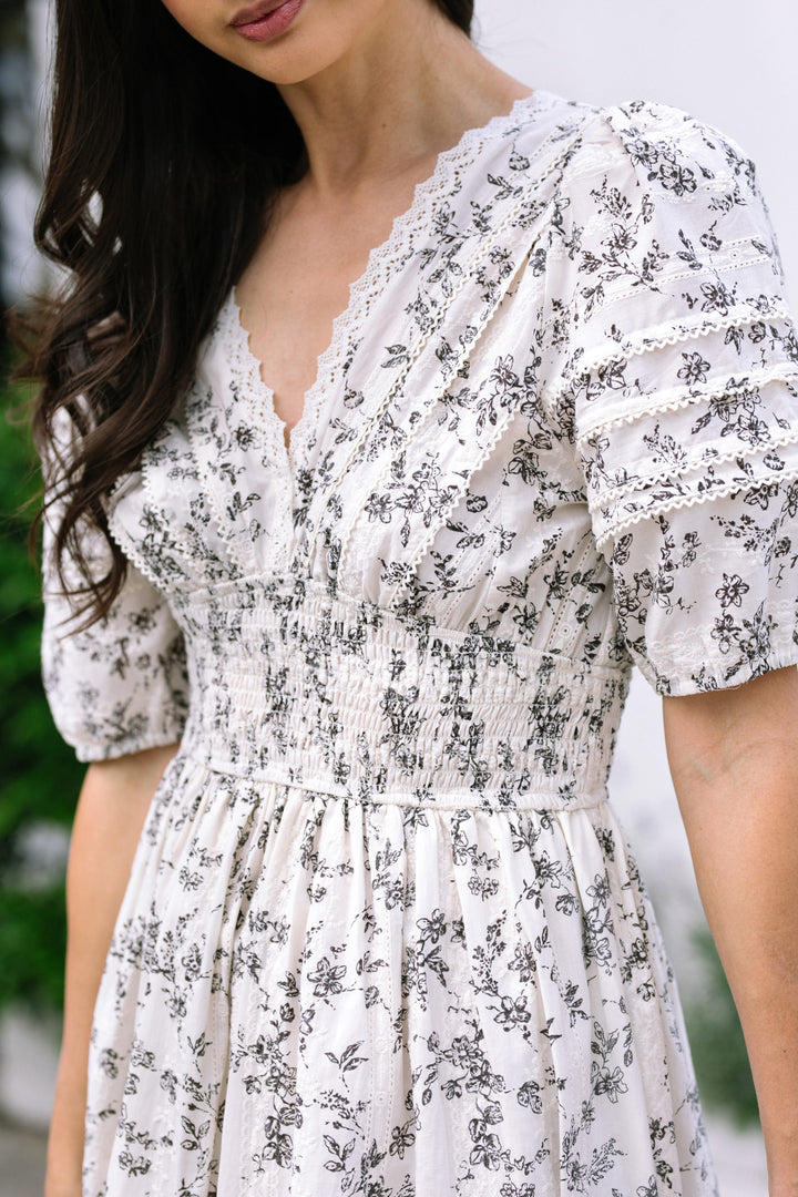 Andrea Puff Sleeve Dress