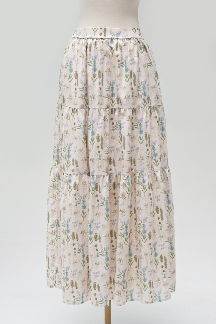 Marla Floral Tiered Skirt