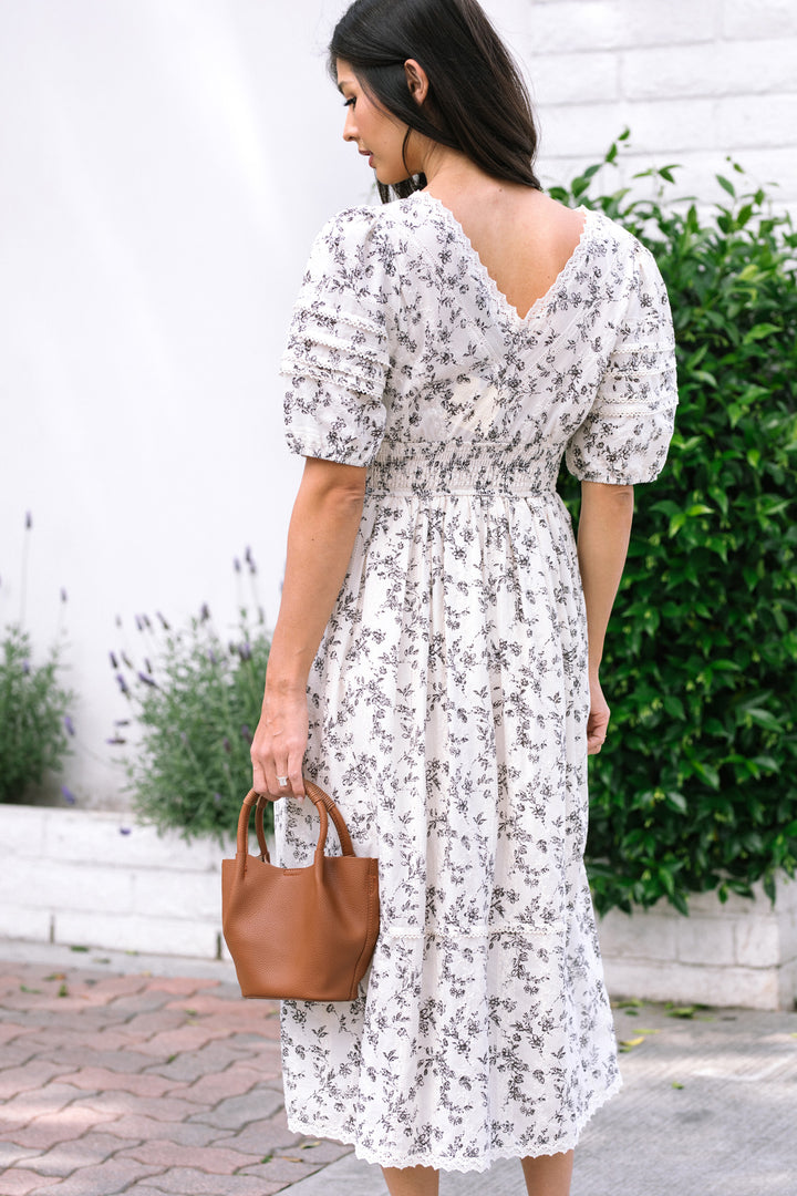 Andrea Puff Sleeve Dress