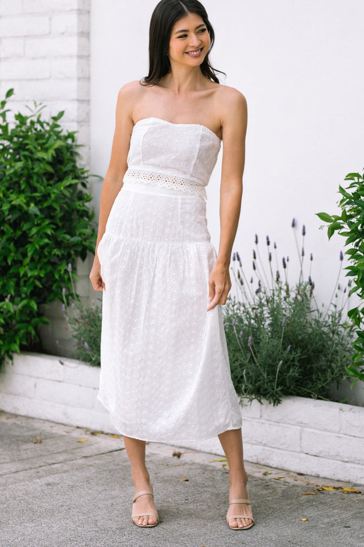 Clarissa Eyelet Skirt Set