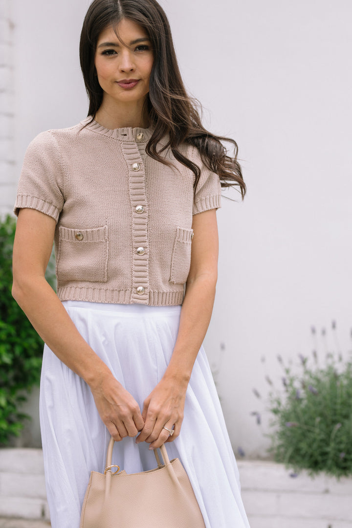 Rashida Pocket Buttoned Cardigan