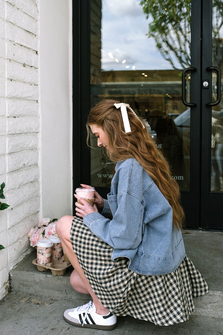 Dani Gingham Mini Dress