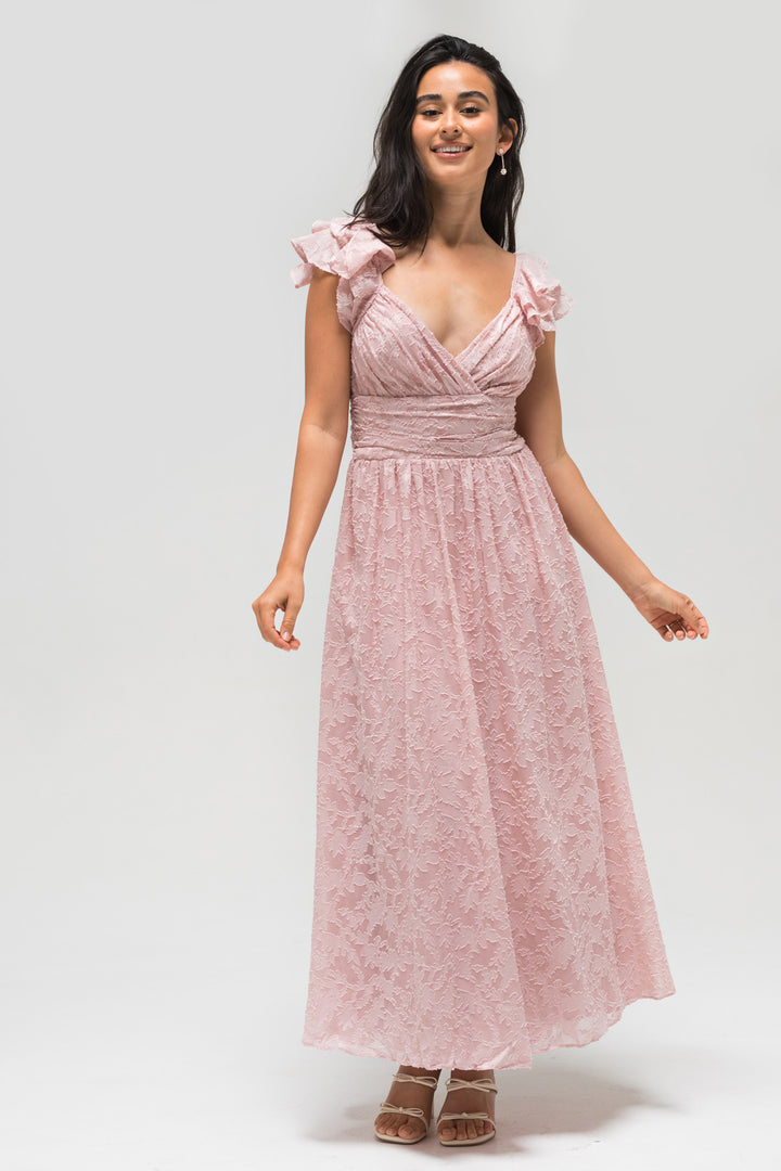 Adele Textured Maxi Dress