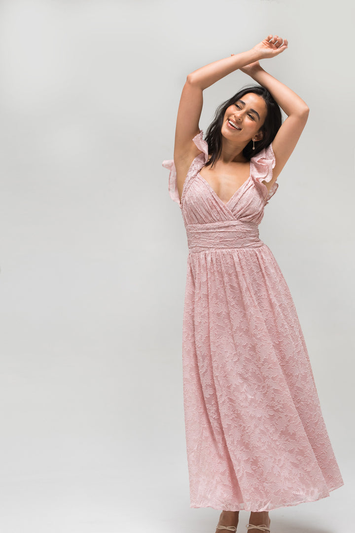 Adele Textured Maxi Dress