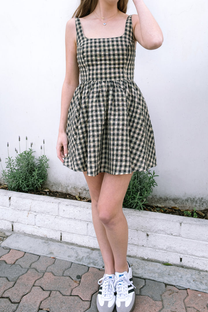 Dani Gingham Mini Dress