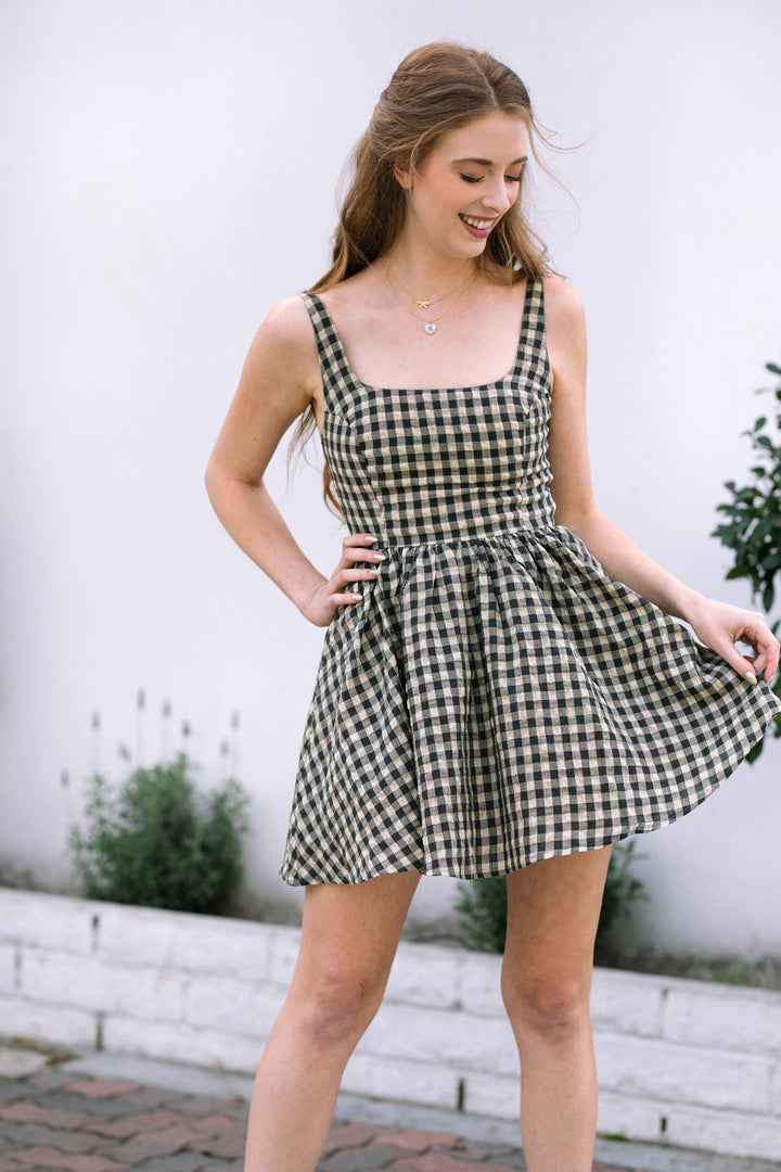 Dani Gingham Mini Dress
