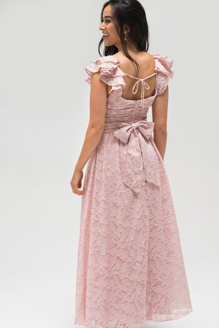 Adele Textured Maxi Dress