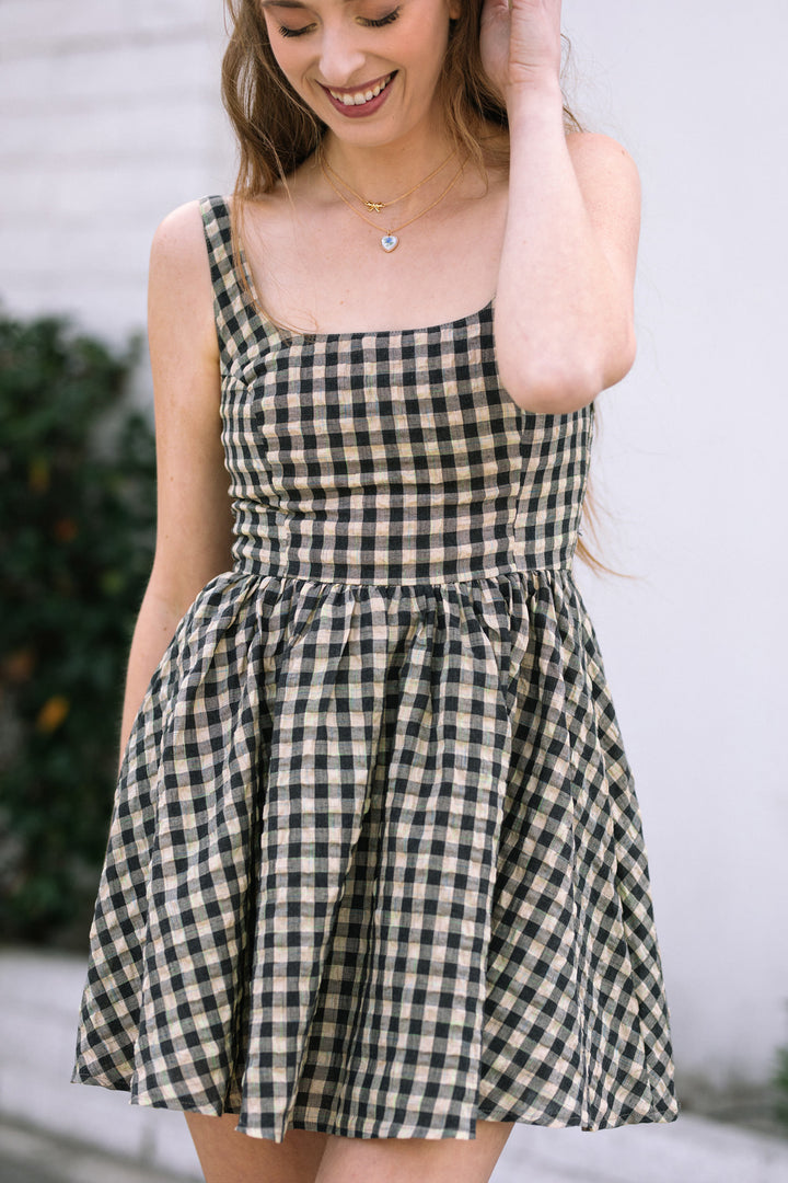 Dani Gingham Mini Dress