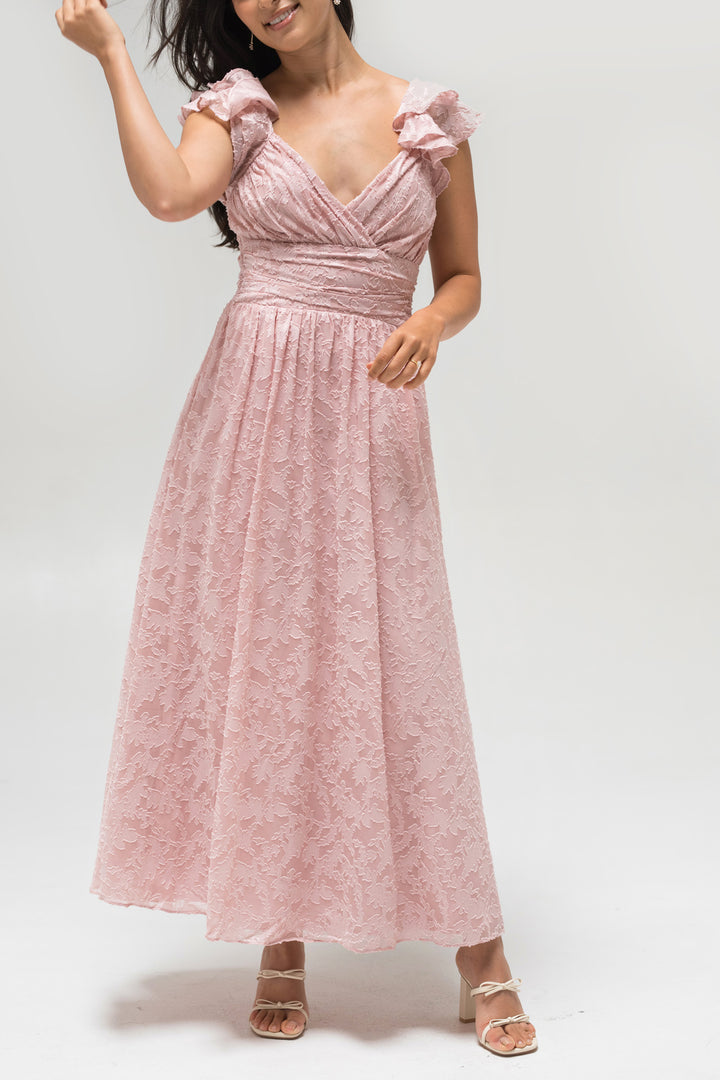 Adele Textured Maxi Dress