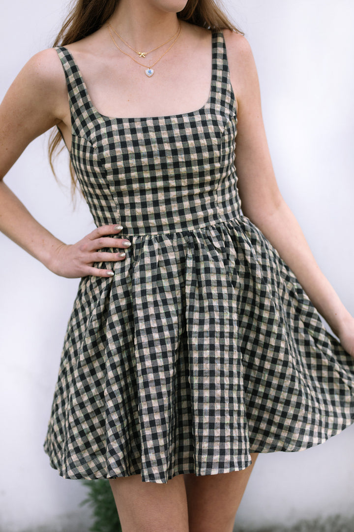 Dani Gingham Mini Dress