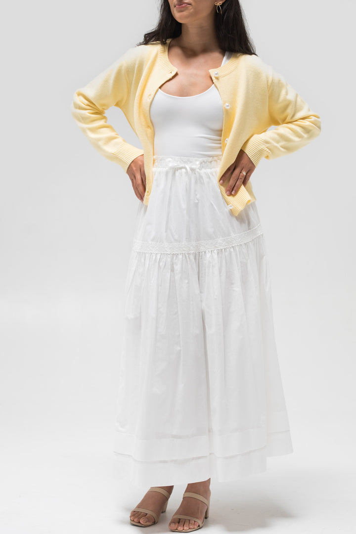 Allison Tiered Midi Skirt