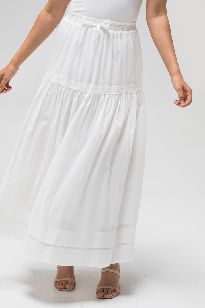 Allison Tiered Midi Skirt