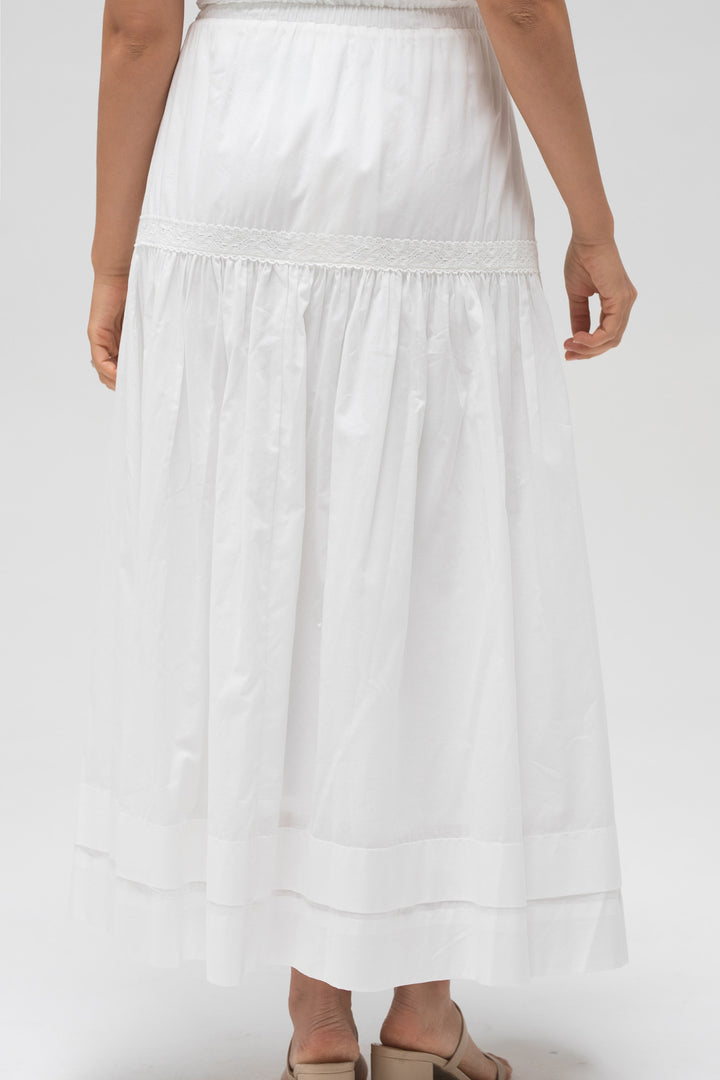 Allison Tiered Midi Skirt