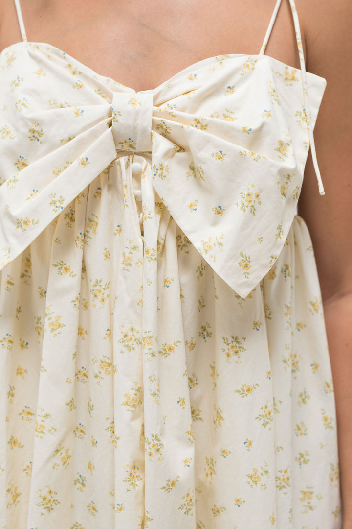 Eleanor Bow Mini Dress