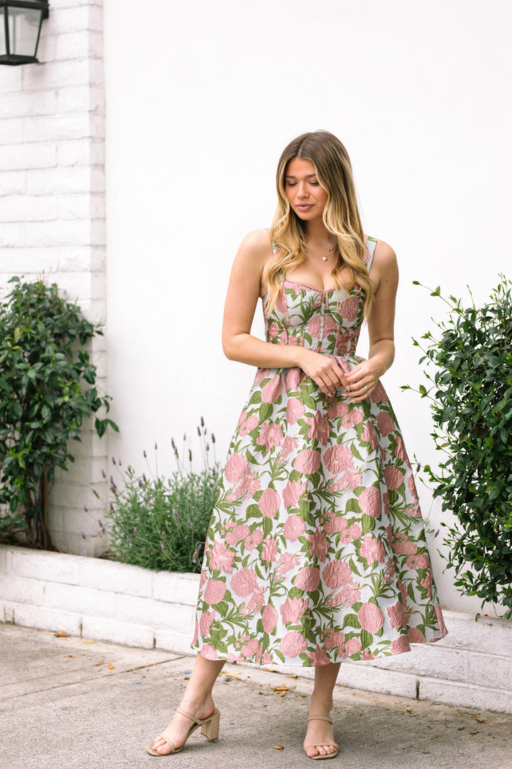Melody Floral Midi Dress