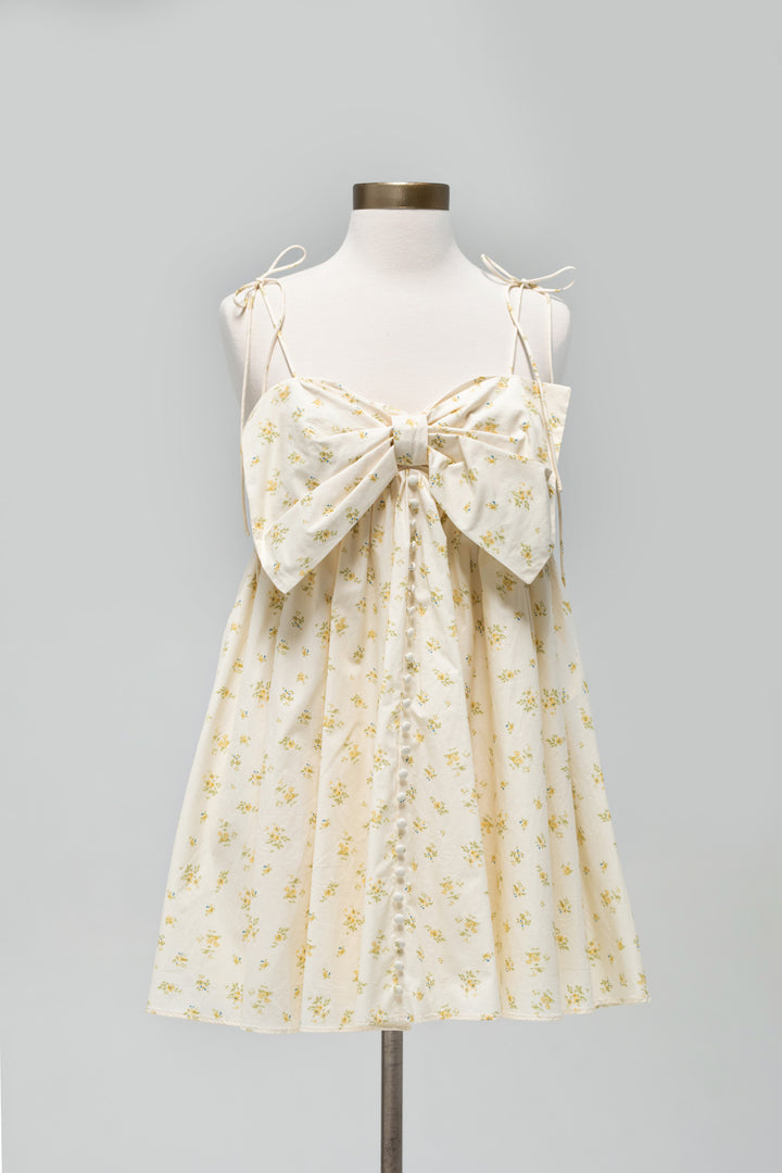 Eleanor Bow Mini Dress