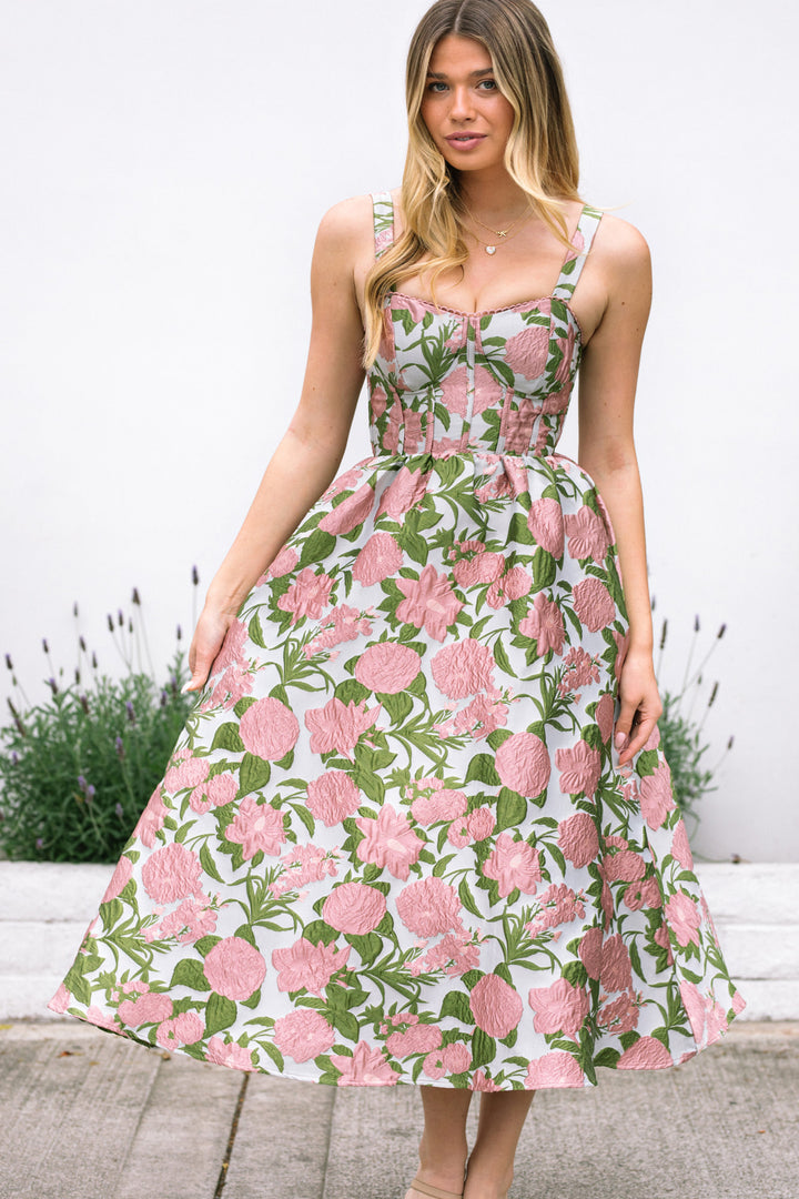 Melody Floral Midi Dress
