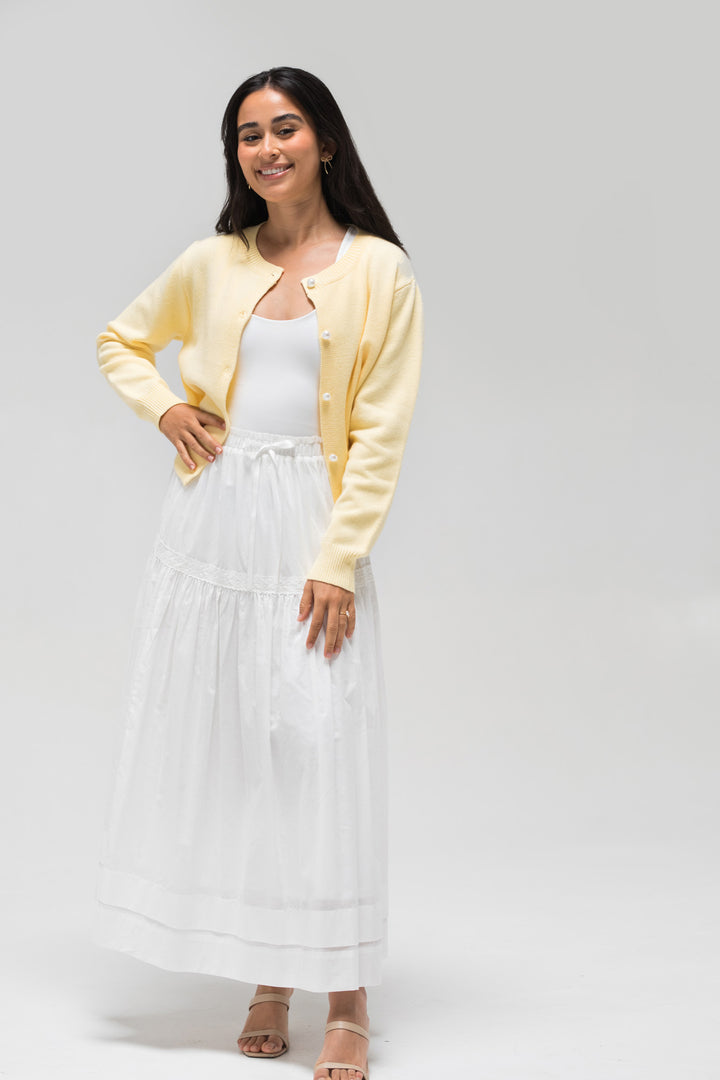 Lisa Buttoned Knit Cardigan