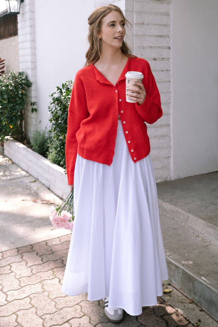 Tristen Buttoned Knit Cardigan