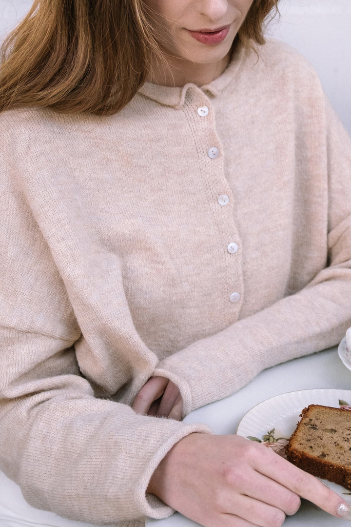 Tristen Buttoned Knit Cardigan