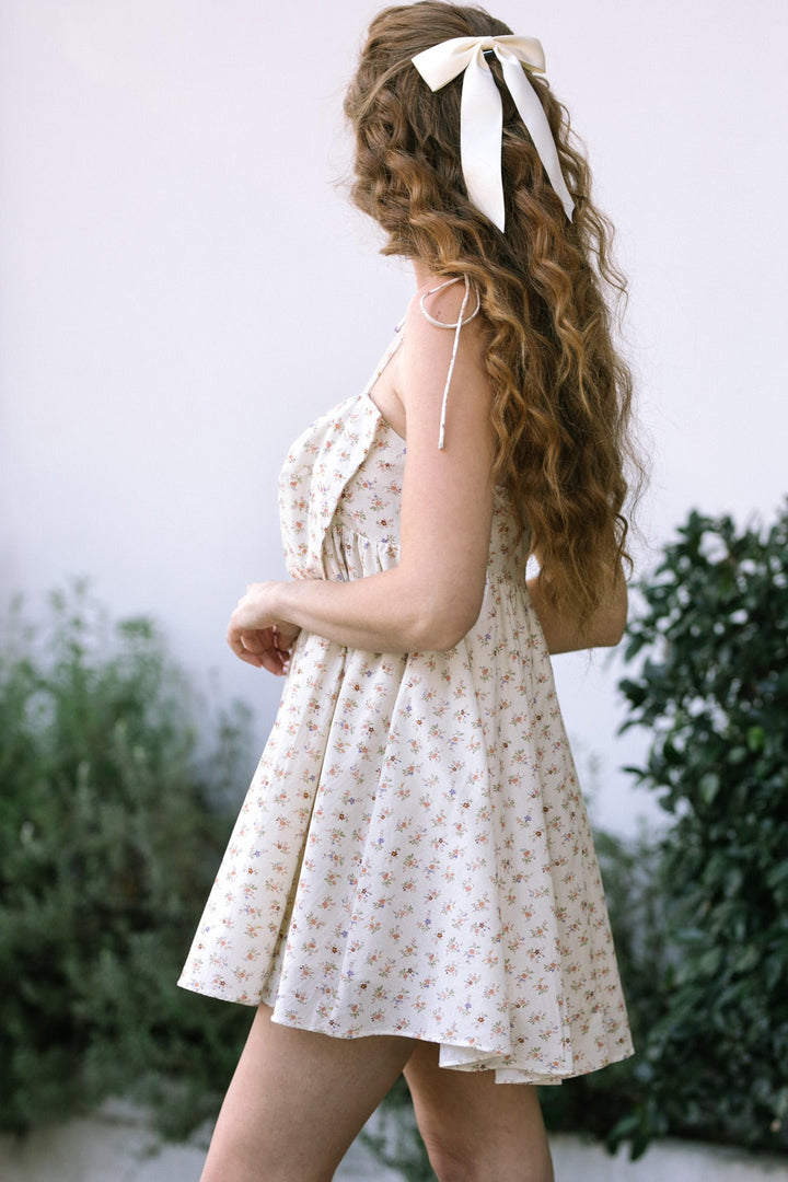 Eleanor Bow Mini Dress