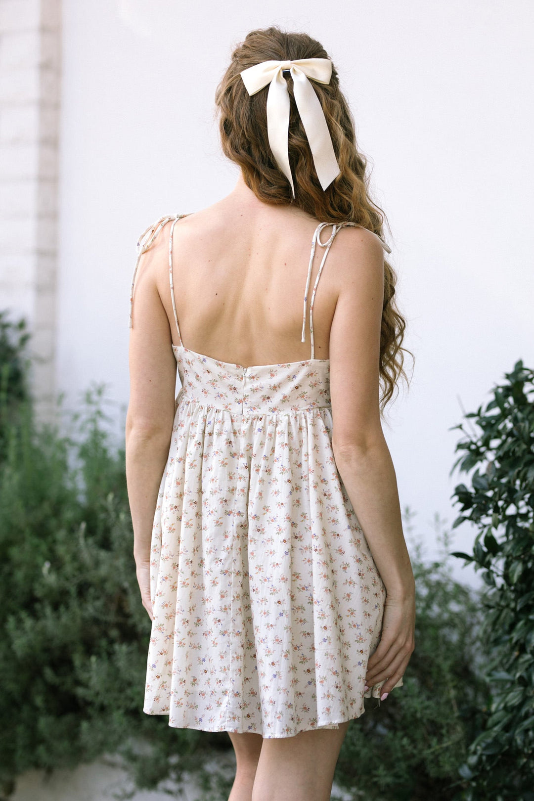 Eleanor Bow Mini Dress