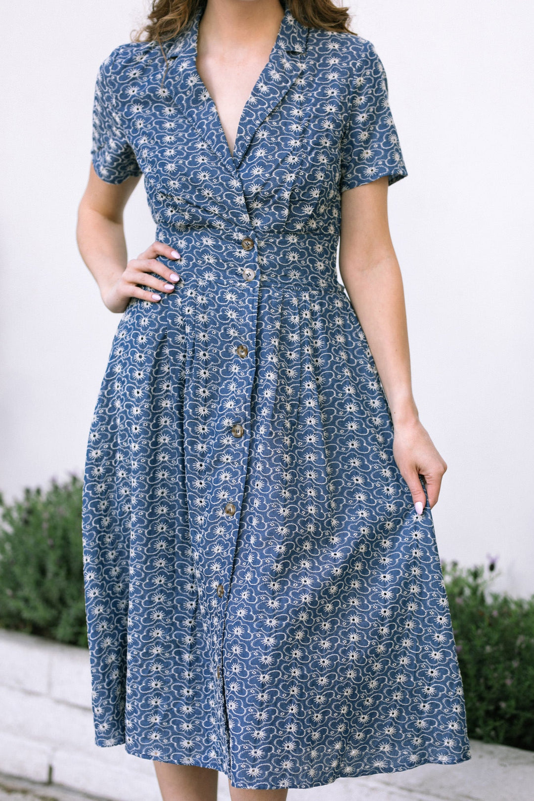 Kennedy Eyelet Shirt Dress